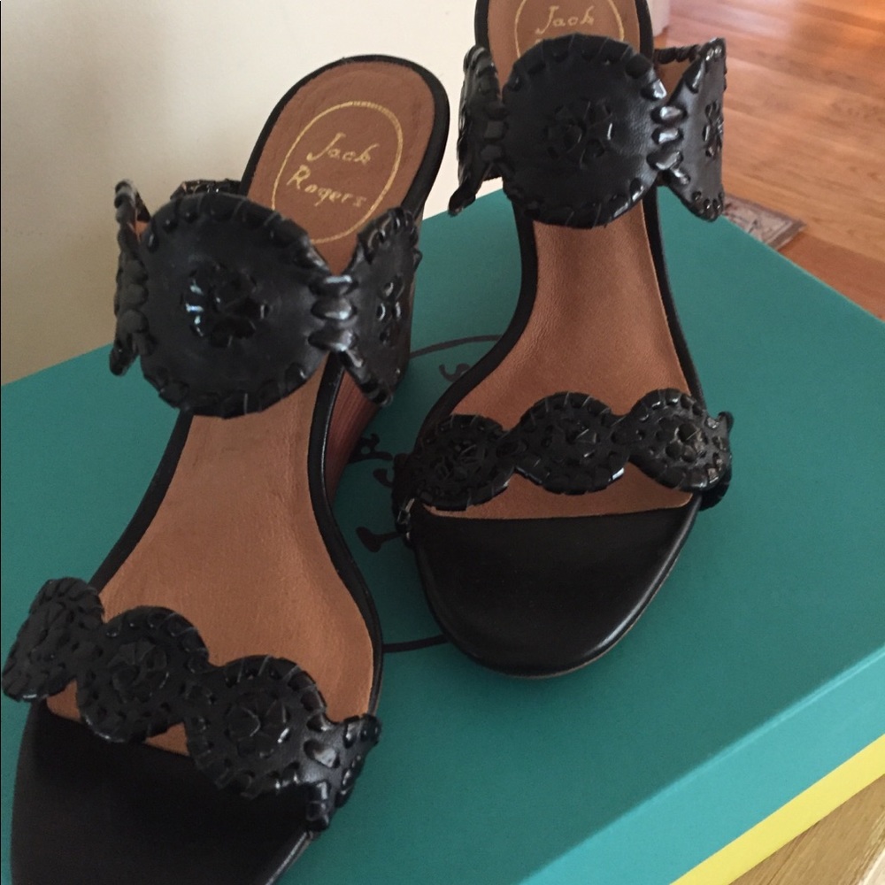 Jack Rogers Lucia wedge sandal size 7.5
